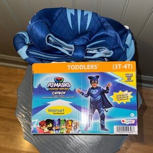 Disguise Catboy Superhero Costume - Blue and Black size 3T-4T new